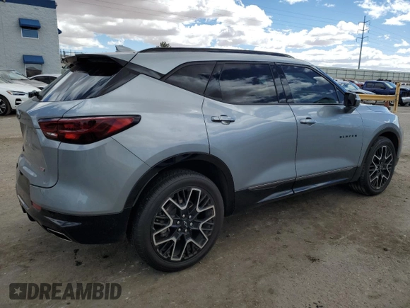 2023 Chevrolet Blazer RS with VIN 3GNKBKRS9PS222081, listed as a Copart auction lot 48617805 with 52,079 mi miles and Salvage title. Bid and sale history available at DreamBid. Image 3.