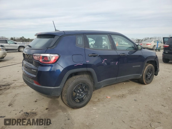 2020 Jeep Compass Sport с VIN 3C4NJDAB0LT149770, выставлен на аукционе Copart как лот 45551475 с пробегом 48 326 миль миль и Списание • Salvage title. История ставок и продаж доступна на DreamBid. Изображение 3.
