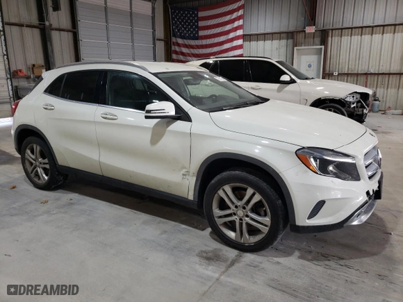 2015 Mercedes-Benz GLA-Class GLA 250 with VIN WDCTG4GB9FJ091659, listed as a Copart auction lot 77541754 with 56,493 mi miles and Salvage Title. Bid and sale history available at carsss.com. Image 4.
