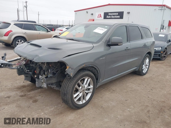 2021 Dodge Durango R/T with VIN 1C4SDHCT0MC799283, listed as a IAAI auction lot 41543813 with 75,110 mi miles and . Bid and sale history available at DreamBid. Image 2.