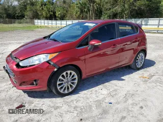 2017 Ford Fiesta Titanium with VIN 3FADP4FJXHM171163, listed as a Copart auction lot 77911114 with 80,171 mi miles and Salvage Title. Bid and sale history available at DreamBid. Image 1.