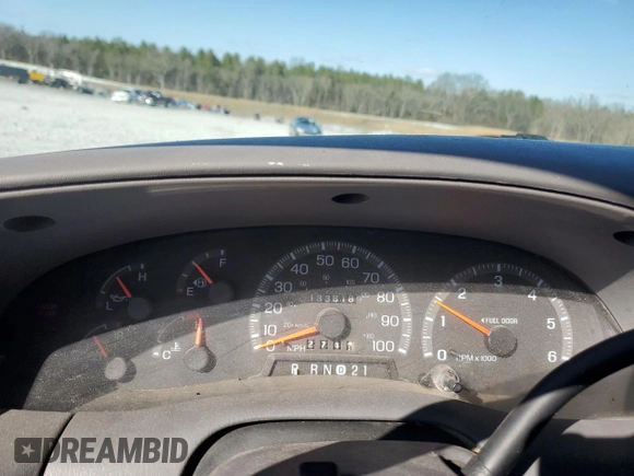 1997 Ford F-150 with VIN 1FTDF1723VKC60059, listed as a Copart auction lot 44512855 with 133,818 mi miles and Non repairable. Bid and sale history available at DreamBid. Image 9.