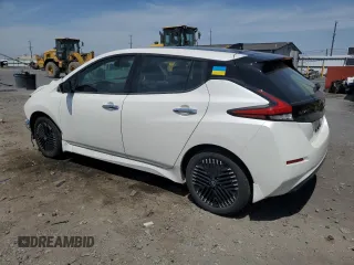 2023 Nissan LEAF SV Plus with VIN 1N4CZ1CV6PC551242, listed as a Copart auction lot 60410285 with 18,414 mi miles and Salvage title. Bid and sale history available at DreamBid. Image 2.