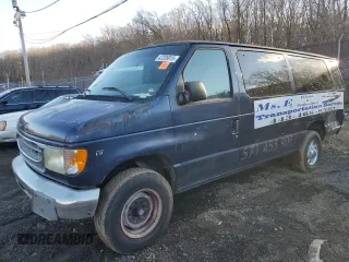 2001 Ford Econoline Passenger XL z VIN 1FBSS31L41HA97689, wystawiony jako Copart lot #42326915 z przebiegiem 131 072 mil mil oraz Szkoda całkowita • Salvage title. Historia ofert i sprzedaży dostępna na DreamBid. Obrazek 1.