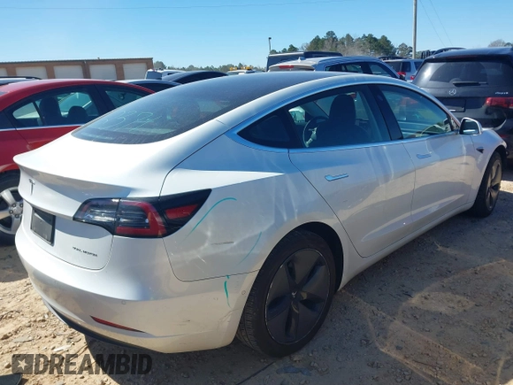 2020 Tesla Model 3 Long Range with VIN 5YJ3E1EB4LF619026, listed as a IAAI auction lot 41796901 with Not Provided miles and . Bid and sale history available at DreamBid. Image 4.