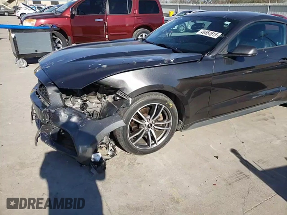 2017 Ford Mustang EcoBoost with VIN 1FA6P8TH9H5295254, listed as a Copart auction lot 49554515 with 110,464 mi miles and Salvage Title. Bid and sale history available at carsss.com. Image 11.