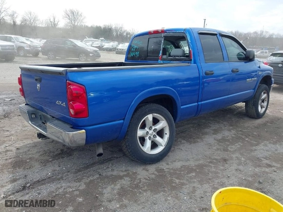 2007 Dodge Ram 1500 Laramie with VIN 1D7HU18217S196473, listed as a IAAI auction lot 41672039 with 122,430 mi miles. Bid and sale history available at carsss.com. Image 4.