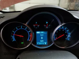 2013 Chevrolet Cruze 1LT with VIN 1G1PC5SB2D7184574, listed as a Copart auction lot 46870545 with 206,917 mi miles and Salvage Title. Bid and sale history available at carsss.com. Image 9.