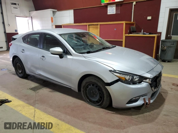 2018 Mazda 3 Sport with VIN 3MZBN1U72JM201806, listed as a Copart auction lot 42557755 with Not Provided miles and Clean Title. Bid and sale history available at DreamBid. Image 4.