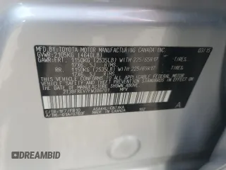 2015 Toyota RAV4 LE with VIN 2T3BFREV7FW306701, listed as a Copart auction lot 52756725 with 77,626 mi miles and Salvage Title. Bid and sale history available at carsss.com. Image 13.