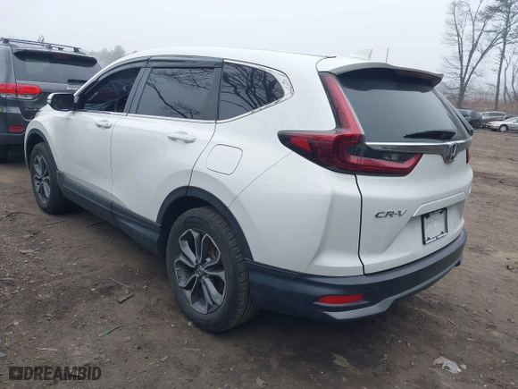 2020 Honda CR-V EX-L with VIN 5J6RW2H83LA017332, listed as a IAAI auction lot 41907639 with 51,613 mi miles. Bid and sale history available at carsss.com. Image 3.