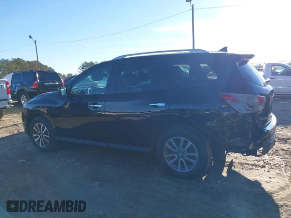 2016 Nissan Pathfinder S with VIN 5N1AR2MN4GC664558, listed as a IAAI auction lot 41310709 with 120,121 mi miles and . Bid and sale history available at DreamBid. Image 14.