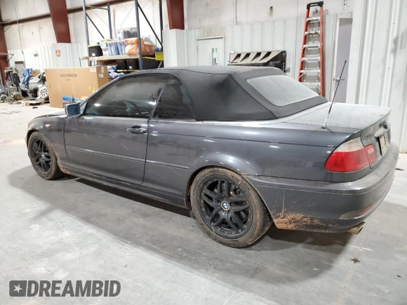2005 BMW 3 Series 330Ci with VIN WBABW53455PL48536, listed as a Copart auction lot 82608174 with 153,225 mi miles and Salvage Title. Bid and sale history available at carsss.com. Image 2.