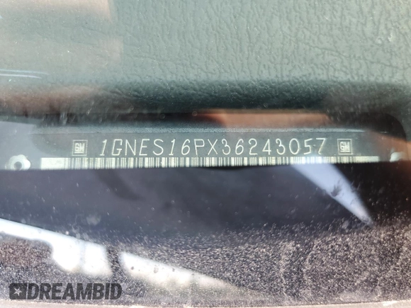 2003 Chevrolet TrailBlazer EXT LT with VIN 1GNES16PX36243057, listed as a Copart auction lot 72416734 with 245,963 mi miles and Salvage Title. Bid and sale history available at carsss.com. Image 13.
