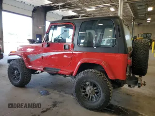 1994 Jeep Wrangler with VIN 1J4FY29SXRP458257, listed as a Copart auction lot 61340525 with 92,004 mi miles and Clean title. Bid and sale history available at DreamBid. Image 2.