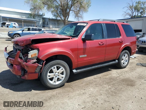 2007 Ford Explorer XLT with VIN 1FMEU73E87UB66047, listed as a Copart auction lot 56687345 with 116,485 mi miles and Salvage title. Bid and sale history available at DreamBid. Image 1.