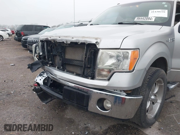 2010 Ford F-150 XL with VIN 1FTEW1C84AKE48789, listed as a IAAI auction lot 41430226 with 159,183 mi miles. Bid and sale history available at carsss.com. Image 6.