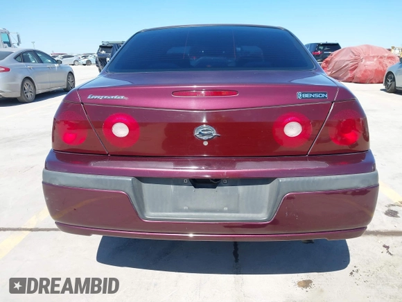 2004 Chevrolet Impala with VIN 2G1WF52E849185420, listed as a IAAI auction lot 41739605 with 182,887 mi miles and . Bid and sale history available at carsss.com. Image 16.