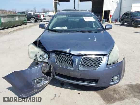 2009 Pontiac Vibe with VIN 5Y2SM67009Z459107, listed as a IAAI auction lot 41788852 with 196,255 mi miles. Bid and sale history available at carsss.com. Image 6.