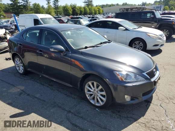 2010 Lexus IS 250 with VIN JTHCF5C21A5039768, listed as a Copart auction lot 62135085 with 157,726 mi miles and Clean title. Bid and sale history available at DreamBid. Image 4.