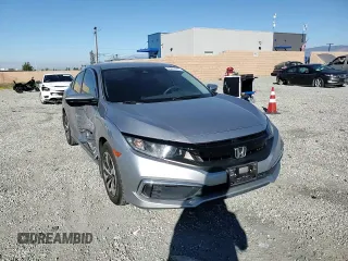 2020 Honda Civic LX with VIN 19XFC2F6XLE205068, listed as a Copart auction lot 46477215 with 58,296 mi miles and Salvage Title. Bid and sale history available at DreamBid. Image 10.