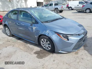 2023 Toyota Corolla LE with VIN JTDB4MEE7P3009635, listed as a IAAI auction lot 41808167 with 22,773 mi miles and . Bid and sale history available at DreamBid. Image 1.