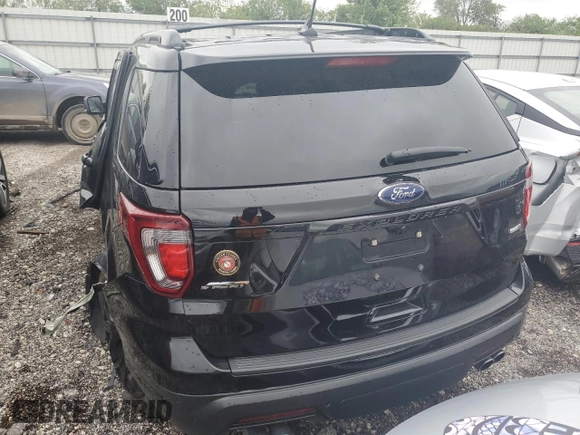 2019 Ford Explorer Sport with VIN 1FM5K8GT4KGB04110, listed as a Copart auction lot 55940365 with 84,721 mi miles and Salvage title. Bid and sale history available at DreamBid. Image 6.
