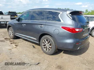 2013 Infiniti JX35 with VIN 5N1AL0MN0DC349743, listed as a IAAI auction lot 42151277 with 183,894 mi miles. Bid and sale history available at carsss.com. Image 3.