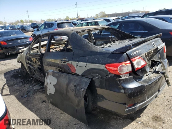 2012 Toyota Corolla L with VIN 5YFBU4EE2CP037263, listed as a Copart auction lot 47391185 with Not Provided miles and Salvage Title. Bid and sale history available at DreamBid. Image 2.