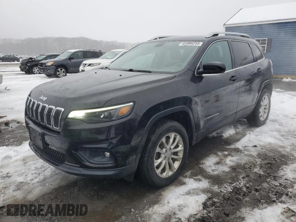 2019 Jeep Cherokee Latitude with VIN 1C4PJMCB4KD283403, listed as a Copart auction lot 44986255 with 132,747 mi miles and Salvage Title. Bid and sale history available at carsss.com. Image 1.