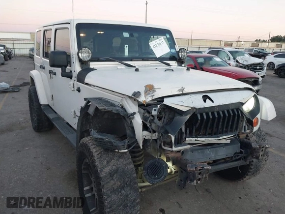 2010 Jeep Wrangler Unlimited Sahara with VIN 1J4BA5H15AL184376, listed as a IAAI auction lot 41270637 with 143,339 mi miles. Bid and sale history available at carsss.com. Image 1.