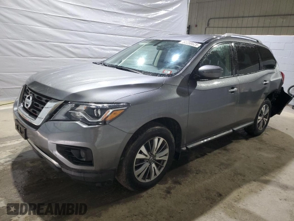 2020 Nissan Pathfinder S with VIN 5N1DR2AM6LC636330, listed as a Copart auction lot 52258625 with 67,108 mi miles and Salvage title. Bid and sale history available at DreamBid. Image 1.