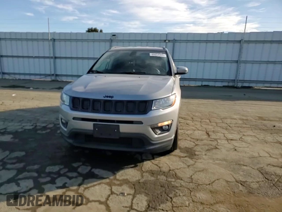 2021 Jeep Compass Altitude with VIN 3C4NJCBB3MT603861, listed as a Copart auction lot 46654955 with 69,408 mi miles and Salvage title. Bid and sale history available at DreamBid. Image 11.