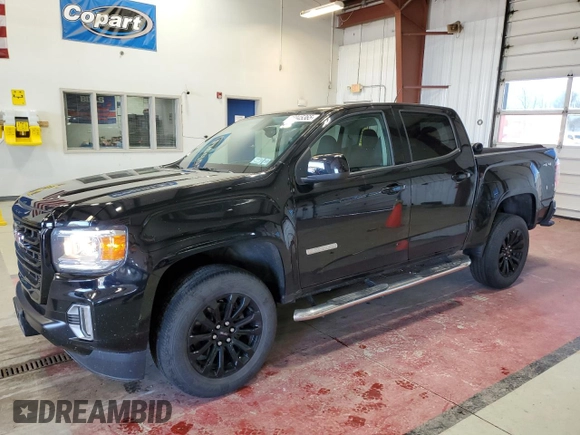 2022 GMC Canyon 4WD Elevation z VIN 1GTG6CEN7N1328469, wystawiony jako Copart lot #55945365 z przebiegiem 31 634 mil mil oraz Szkoda całkowita • Salvage title. Historia ofert i sprzedaży dostępna na DreamBid. Obrazek 1.
