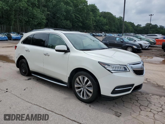 2014 Acura MDX Technology z VIN 5FRYD4H46EB025952, wystawiony jako Copart lot #64255615 z przebiegiem 144 777 mil mil oraz Szkoda całkowita • Salvage title. Historia ofert i sprzedaży dostępna na DreamBid. Obrazek 4.