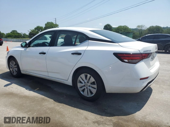 2024 Nissan Sentra S with VIN 3N1AB8BV4RY290867, listed as a Copart auction lot 59230865 with 61,564 mi miles and Salvage title. Bid and sale history available at DreamBid. Image 2.