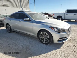 2018 Genesis G80 3.8L with VIN KMHGN4JE0JU237515, listed as a Copart auction lot 81123324 with 38,771 mi miles and Salvage Title. Bid and sale history available at carsss.com. Image 4.