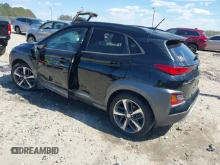 2018 Hyundai Kona Ultimate with VIN KM8K53A58JU123279, listed as a IAAI auction lot 41898010 with 60,002 mi miles. Bid and sale history available at carsss.com. Image 3.