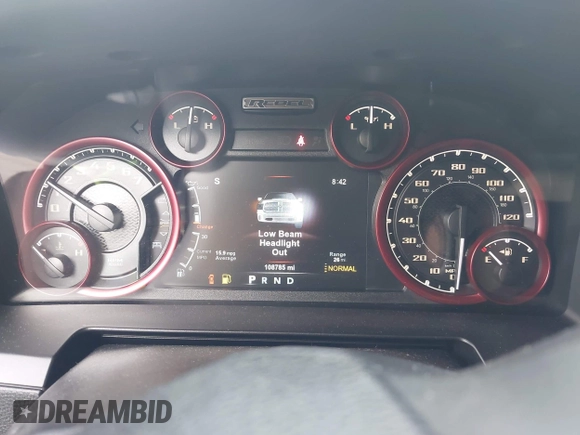 2017 Ram 1500 Rebel with VIN 1C6RR7YT7HS531000, listed as a IAAI auction lot 42102807 with 108,785 mi miles and . Bid and sale history available at DreamBid. Image 7.
