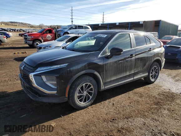 2022 Mitsubishi Eclipse Cross ES with VIN JA4ATUAA7NZ045539, listed as a Copart auction lot 84647374 with 41,995 mi miles and Clean title. Bid and sale history available at DreamBid. Image 1.