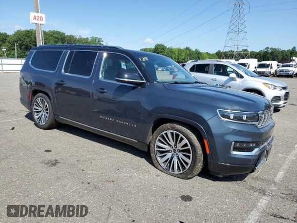 2024 Jeep Grand Wagoneer Series III with VIN 1C4SJSGP2RS186372, listed as a Copart auction lot 65153425 with Not provided miles and Salvage title. Bid and sale history available at DreamBid. Image 4.