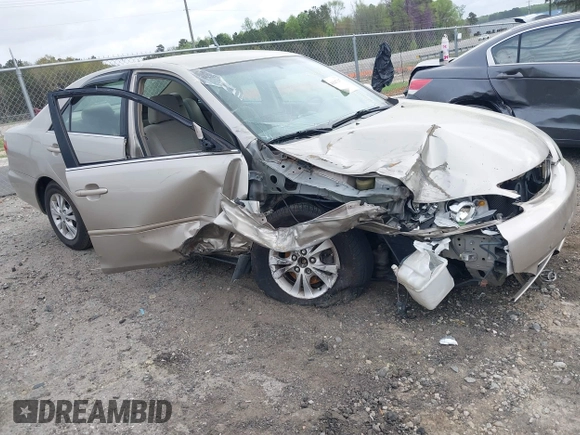 2005 Toyota Camry LE with VIN 4T1BF32K05U093461, listed as a IAAI auction lot 41947197 with 127,630 mi miles and . Bid and sale history available at DreamBid. Image 1.