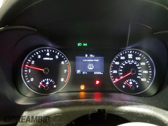 2021 Kia Forte GT-Line with VIN 3KPF34AD5ME273264, listed as a Copart auction lot 58869625 with 32,569 mi miles and Salvage title. Bid and sale history available at DreamBid. Image 9.