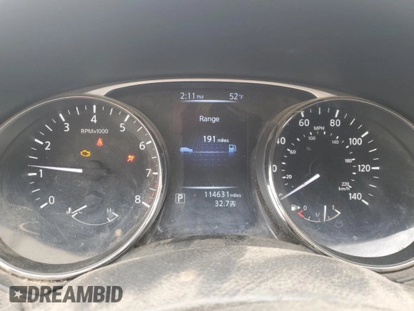 2015 Nissan Rogue SV with VIN KNMAT2MV6FP506851, listed as a Copart auction lot 52413405 with 114,631 mi miles and Clean Title. Bid and sale history available at carsss.com. Image 9.