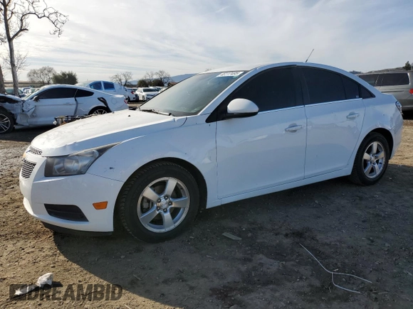 2013 Chevrolet Cruze 1LT with VIN 1G1PC5SB7D7321217, listed as a Copart auction lot 46117495 with 143,662 mi miles and Salvage Title. Bid and sale history available at carsss.com. Image 1.