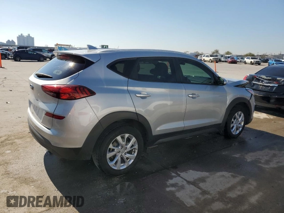 2021 Hyundai Tucson Value with VIN KM8J33A46MU395875, listed as a Copart auction lot 48708455 with 70,675 mi miles and Salvage Title. Bid and sale history available at carsss.com. Image 3.