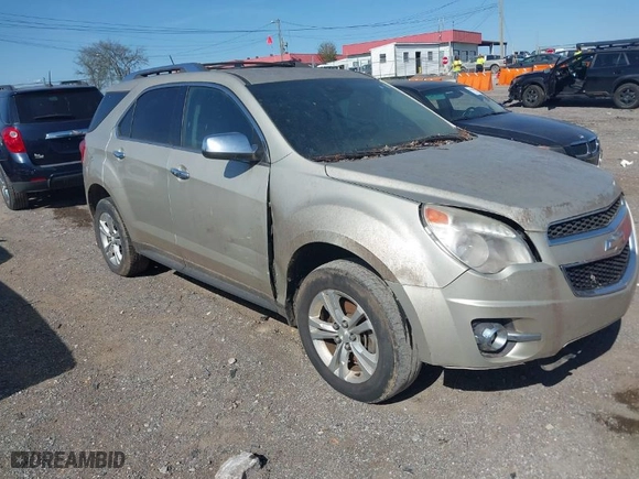 2013 Chevrolet Equinox LTZ with VIN 1GNFLGEK2DZ127345, listed as a IAAI auction lot 42057044 with 193,549 mi miles. Bid and sale history available at carsss.com. Image 1.