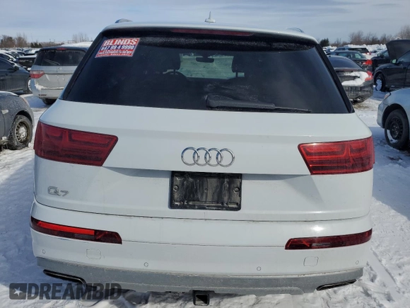 2019 Audi Q7 Premium Plus with VIN WA1LAAF7XKD013347, listed as a Copart auction lot 44849605 with 70,173 mi miles and Clean title. Bid and sale history available at DreamBid. Image 6.
