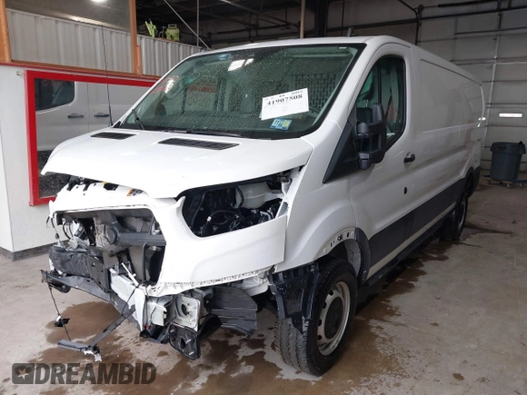 2023 Ford Transit Cargo with VIN 1FTBR1Y87PKA20405, listed as a IAAI auction lot 41907508 with 26,846 mi miles and . Bid and sale history available at DreamBid. Image 18.