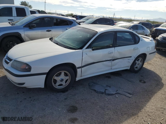 2001 Chevrolet Impala LS with VIN 2G1WH55K019324561, listed as a Copart auction lot 75870074 with 0 mi miles and Salvage Title. Bid and sale history available at carsss.com. Image 1.